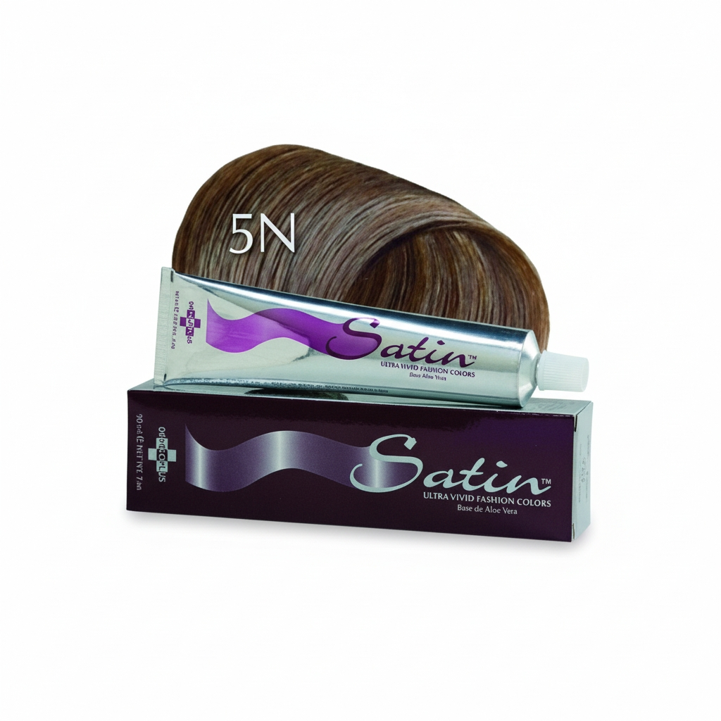 Satin Ultra Vivid Fashion Colors, 5N Light Brown 3 oz