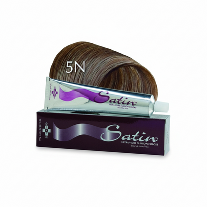 Satin Ultra Vivid Fashion Colors, 5N Light Brown 3 oz