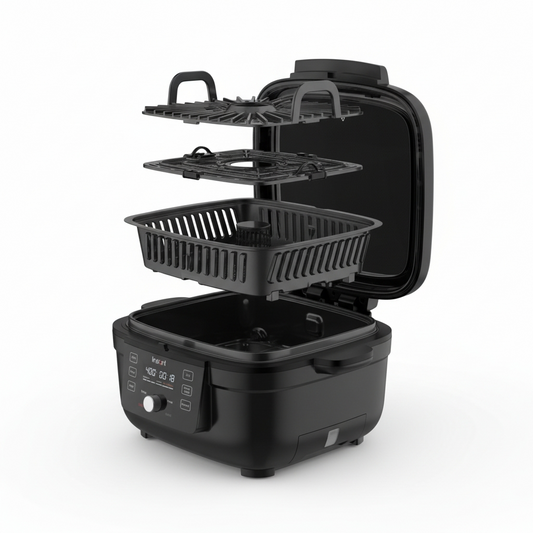 Instant Pot 6-in-1 Smokeless Indoor Grill & Air Fryer with OdorErase Technology *Damaged Box*