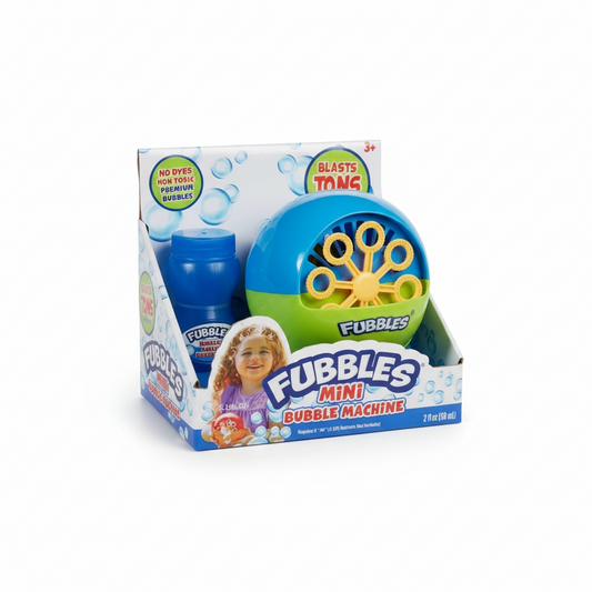 Fubbles Mini Bubble Machine *Color Chosen at Random*
