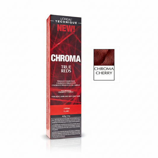 L'Oreal Chroma True Reds Permanent Haircolor Chroma Cherry *Damaged Package*