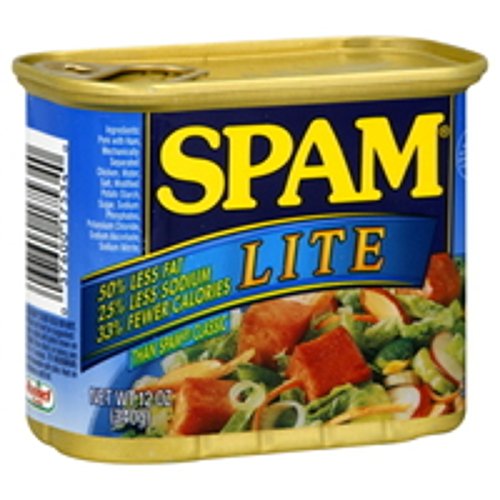 SPAM Lite, 12-Ounce Cans (Pack of 12) (BB Aug 2028)
