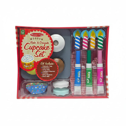 Melissa & Doug Bake & Decorate Cupcake Set