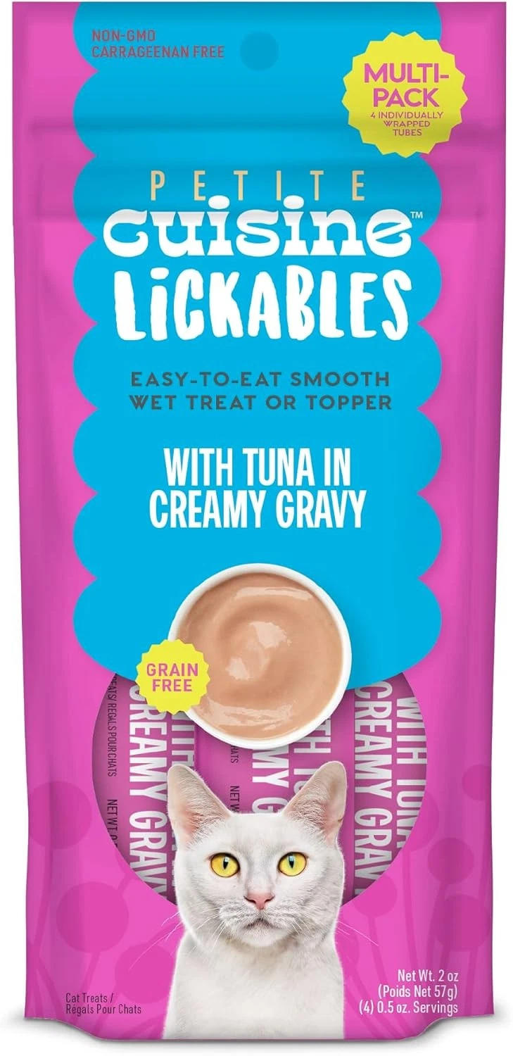 Petite Cuisine Lickables Wet Cat Food Tuna 2oz 4ct (Best By 03/29/2027)