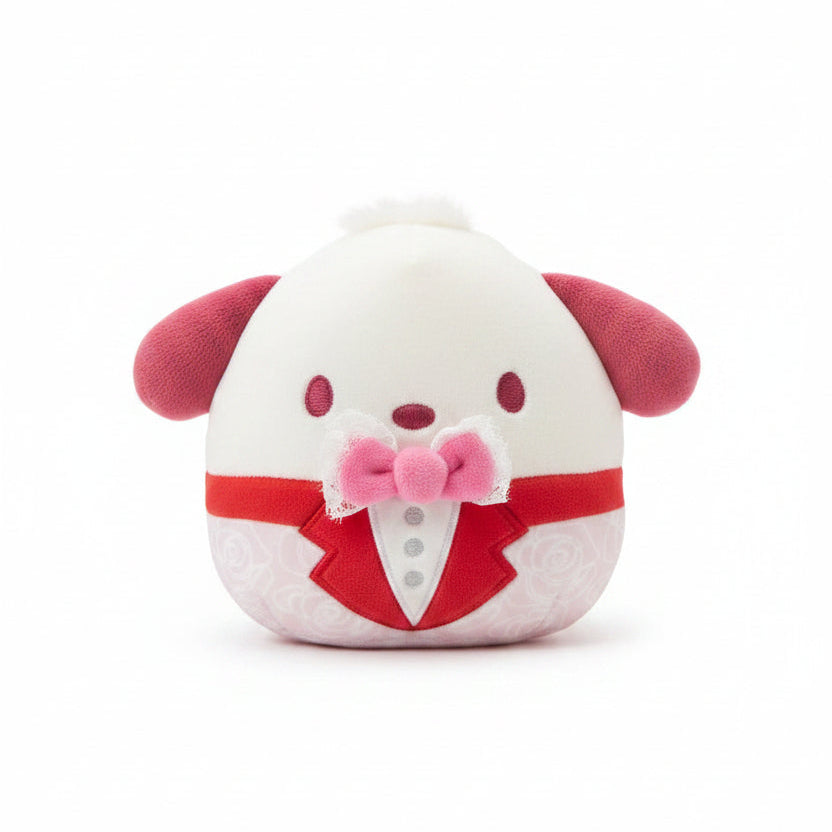 Hello Kitty Pochacco Valentine Squishmallows Plush 4.5" Pink