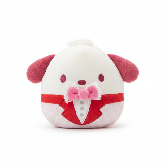 Hello Kitty Pochacco Valentine Squishmallows Plush 4.5" Pink