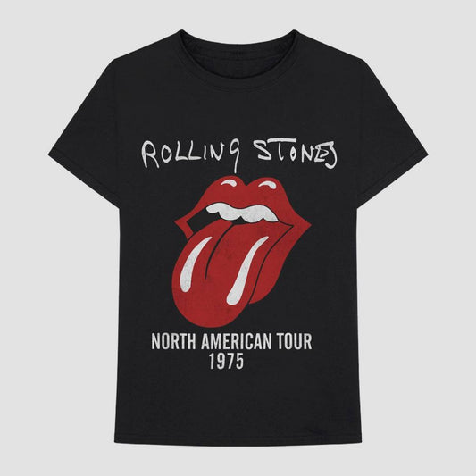 Men's Universal the Rolling Stones Short Sleeve Graphic T-Shirt - Black *Size L*