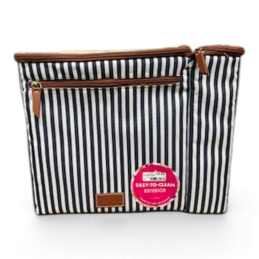 Fit & Fresh Insulated Cooler Dual Wine Compartment Navy