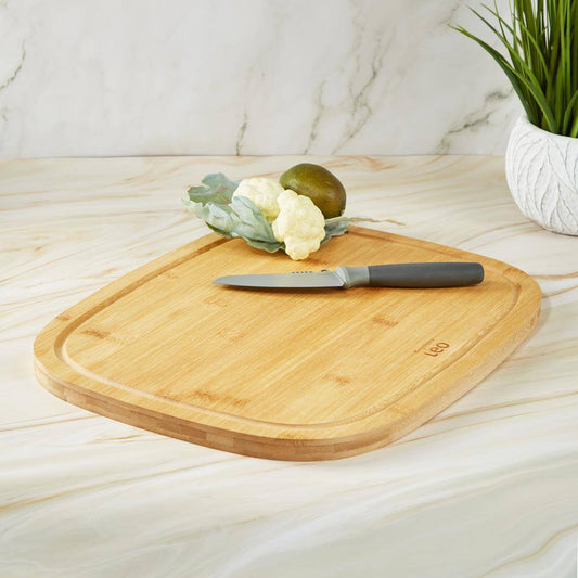 Balance 17.25 in. x 13.25 in. Rectangular Bamboo Cutting Board